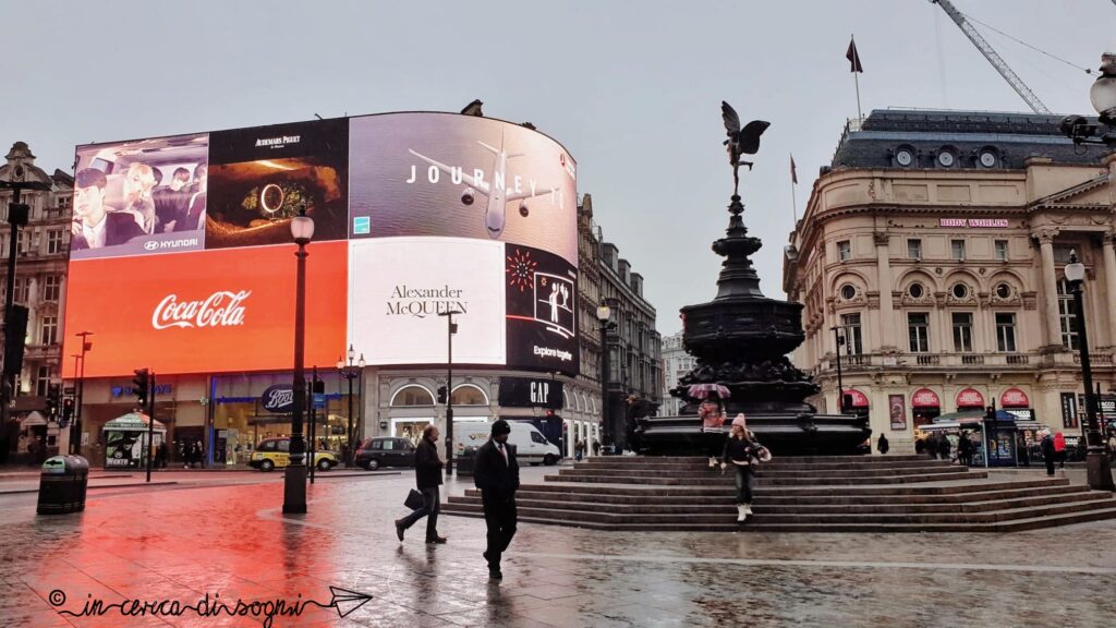 Piccadilly Circus. Cinque giorni a Londra.