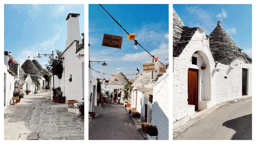 i trulli di Alberobello in Valle d'Itria