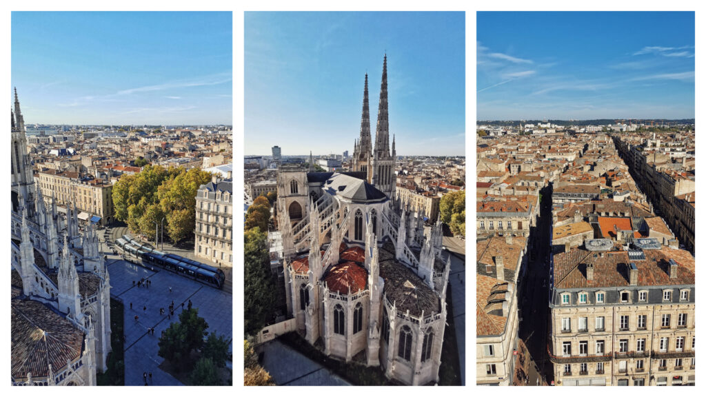 vista dalla torre pey berland su cinque giorni a bordeaux