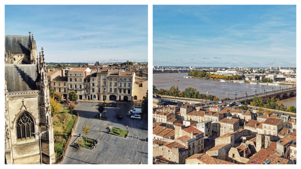 vista dalla flèche saint-michel su 
cinque giorni a bordeaux